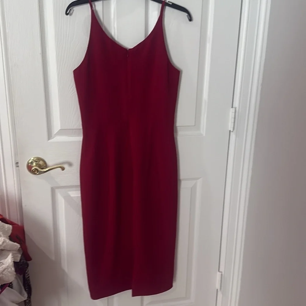 Dress the Population red Midi Dress size medium - Picture 4 of 4